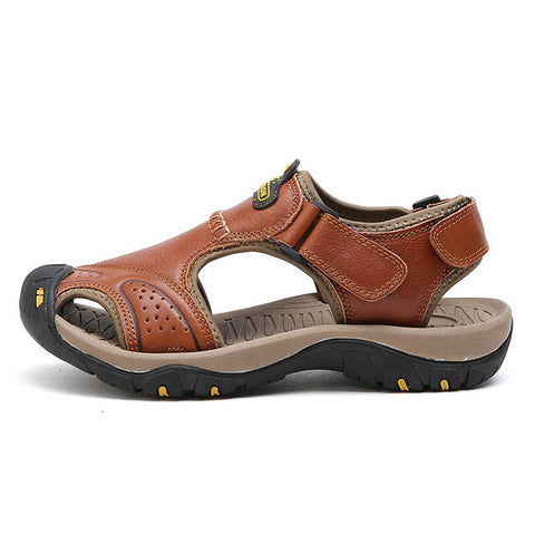 Leather Summer Soft Male Sandals