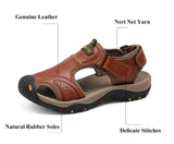 Leather Summer Soft Male Sandals