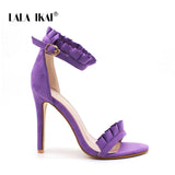 LALA IKAI Buckle Strap High Heels Sandals